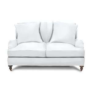  Williams Sonoma Home Bedford Loveseat, Musllin, Natural 