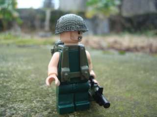 CUSTOM LEGO MINIFIG U.S. ARMY VIETNAM WAR GUNNER RARE  