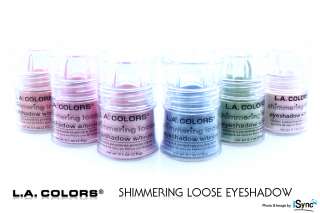 LA COLORS SHIMMERING LOOSE EYESHADOW PICK YOUR 3 COLORS (L.A. Colors 
