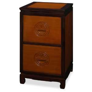 Rosewood Longevity Design 2 Drawer File Cabinet