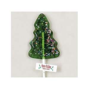 Christmas Tree Shaped Lollipop 24 Count Grocery & Gourmet Food