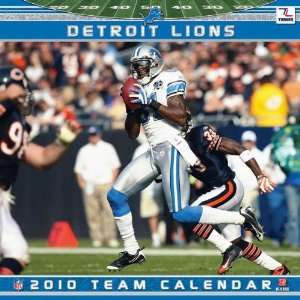  Detroit Lions 2010 12x12 Team Wall Calendar Sports 