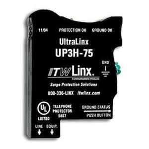  ITW Linx   UP3B 75   ULTRALINX 66 BLOCK, 350mA FUSE 75V 