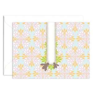 Signature Line Honey Bees Note Card (1 Folded Note Card + 1 Envelope 