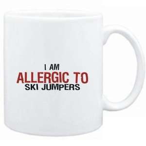    Mug White  ALLERGIC TO Ski Jumpers  Sports