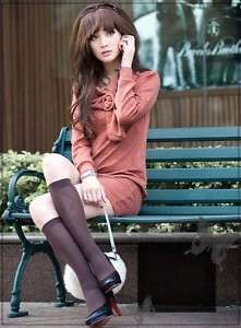 D087 Korean style womens cotton dress/shirt size M/S  