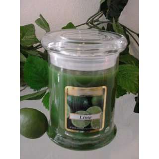  Lime Scented 8 oz Status Rock Jar Wax Candle