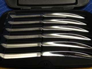   Chas. D. Briddell, Inc. Steelsmiths Steak Knives w/Case L85  
