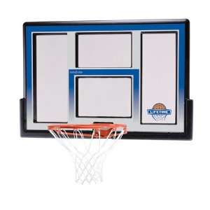 Lifetime 73621 Acrylic Fusion 48 Inch Basketball Backboard & Rim Combo 