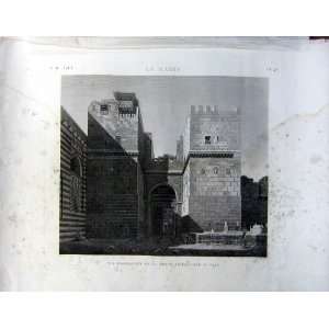   Bab En Nasr Gate Of Victory 1823 Le Kaire Etching Fort