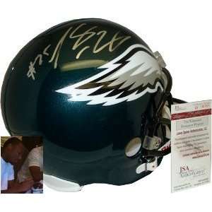 LeSean McCoy signed Philadelphia Eagles Replica Mini Helmet  JSA 