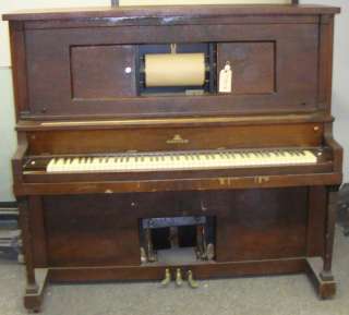 KREITER Player Piano and Rolls #9490LR  