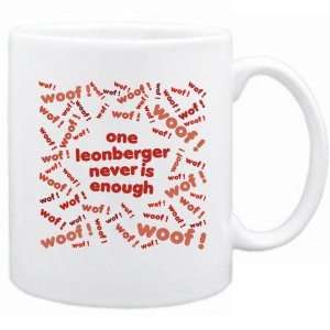  New  One Leonberger Never Is Enough   Mug Dog