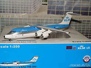 JC Wings KLM UK BAe 146  300 1/200  