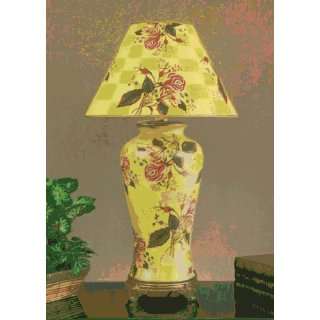  Legacy Lighting 1521TL 18P Decorative Porcelain Table Lamp 