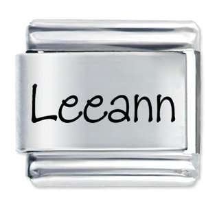  Name Leeann Italian Charms Bracelet Link Pugster Jewelry
