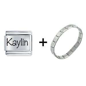  Pugster Name Kaylin Italian Charm Pugster Jewelry
