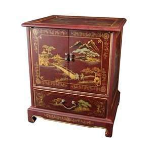  Oriental Furniture LCQ ETB RC Japanese End Table