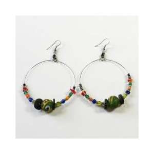  Handcrafted Kenyan Hoop Earrings 