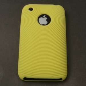  Yellow Silicone Skin Case for Apple iPhone 3G 8GB 16GB 