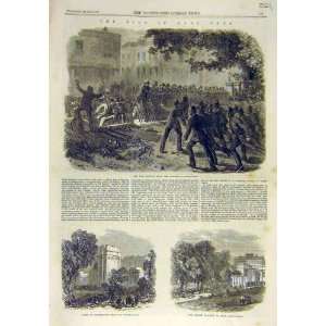  Riot Hyde Park London Mob Railing Marble Arch 1866