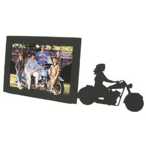 Lady Motorcycle RIDER 3X5 Horizontal Picture Frame
