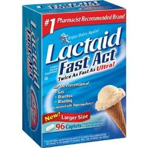  Lactaid Fast Act Lactase Enzyme Supplement   96 Count 