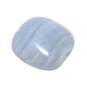   Blue Lace Agate Flat Puff Square Beads 14mm (4) Arts, Crafts & Sewing