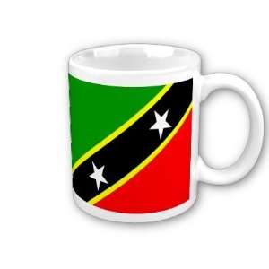  Saint Kitts and Nevis Flag Coffee Cup 