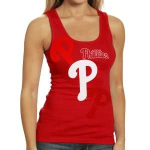   Philadelphia Phillies Ladies Red Pearl Tank Top