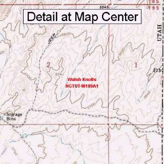   Map   Walsh Knolls, Utah (Folded/Waterproof)