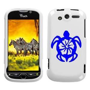  HTC MYTOUCH 4G BLUE TURTLE ON A WHITE HARD CASE COVER 