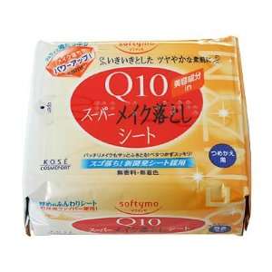 Kose Cosmeport Softymo Super Makeup Cleansing Sheet Q10 52 sheets 