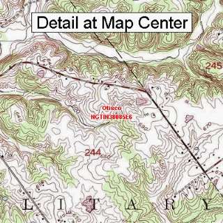  USGS Topographic Quadrangle Map   Otisco, Indiana (Folded 