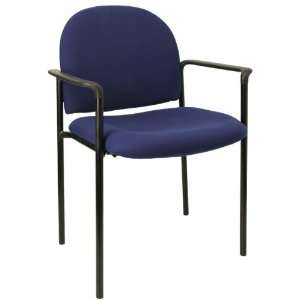   New Comfortable Stackable Steel Side Chair with Arms.