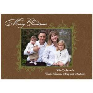  Holly Berry Christmas Photo Cards   Set of 25 Health 