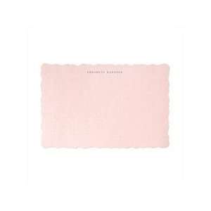 Letterpress Pink Mist Decorative Edge Correspondence Cards 