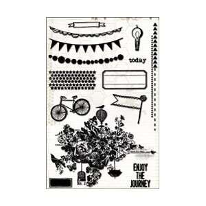   Follow Your Heart Be Amazing Clear Acrylic Stamps; 3 Items/Order Arts