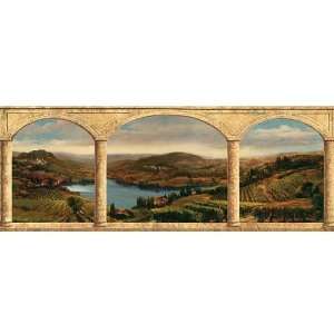  Stone Arches Mural Provence Vineyard