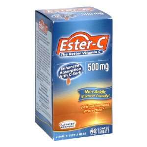  Ester C The Better Vitamin C, 500 mg, 90 Coated Tablets 