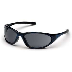   Zone II Safety Glasses   Gray Lens, Blue Wood Frame SBW3320E, 12