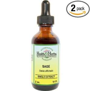   Herbs Remedies Sage, 1 Ounce Bottle (Pack of 2) Health & Personal