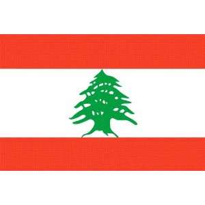  Lebanon Flag Pack of 12 Gift Tags