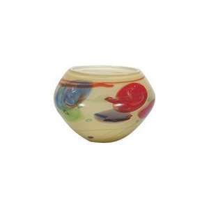  Dale Tiffany Glass Celebration Jar Decorative Bowl