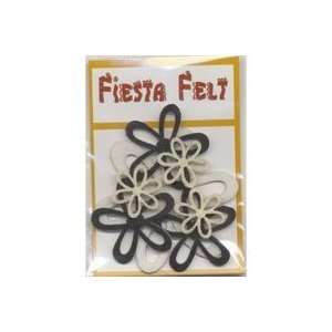  Fiesta Felt Embellishments Bravo Flowers 7ct (6 Pack) Pet 
