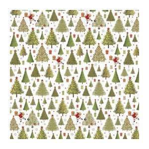  Tissue Sheet Festive Holiday Tree Pkg/4 20 x 30