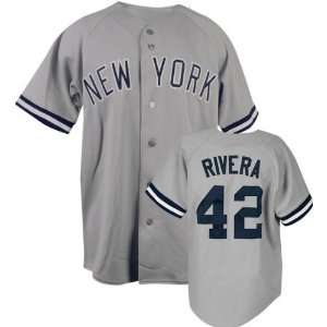 Mariano Rivera Majestic MLB Road Grey Replica New York Yankees Jersey