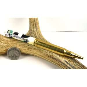  Nuevo Camo Acrylic 338 Mag Rifle Cartridge Pen With a 