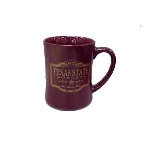  Texas State Bobcats Coffee Mug Mk Matte 16oz Maroon 
