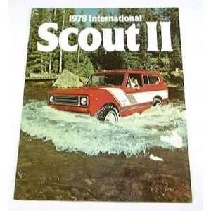  1978 78 International SCOUT II Truck BROCHURE Everything 